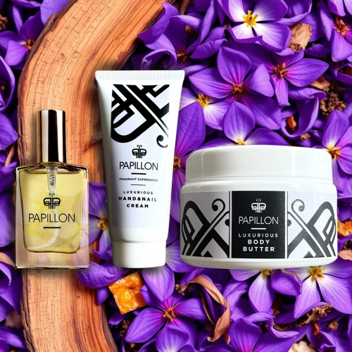 Aura Combo – Perfume + Hand & Nail + Body Butter Inspired by Alien (Thierry Mugler)